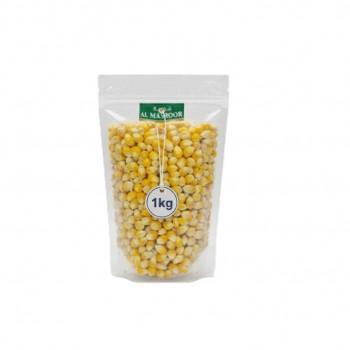 Premium Dried Whole Yellow Corn Kernels for Livestock & Wildlife – High-Energy, All-Natural Animal Feed, Nutrient-Rich, 1 kg Bag