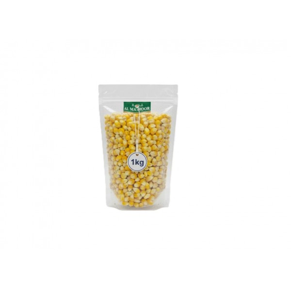 Premium Dried Whole Yellow Corn Kernels for Livestock & Wildlife – High-Energy, All-Natural Animal Feed, Nutrient-Rich, 1 kg Bag
