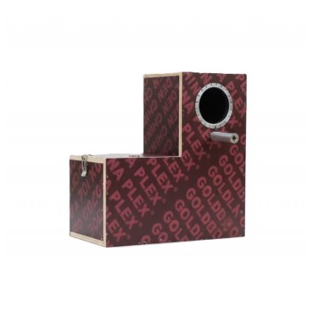 Golden Prestige Medium L-Shaped Wooden Bird Nesting & Breeding Box (45 × 23 × 45 cm)