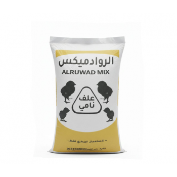 Ras Al Khaimah Alruwad Mix Grower Poultry Feed 50 kg – 21% High-Protein Feed for Young Chickens, Broilers & Layers (4–8 Weeks)