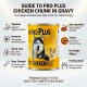 Pro Plus Premium Quality Dog Food – Chicken Chunks in Gravy, Complete Adult Nutrition, 400 g × 12 Cans
