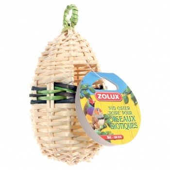 ZOLUX WICKER APPLE NEST ( 14.5 CM ) FOR BIRD ZOLUX WICKER APPLE NEST ( 14.5 CM ) FOR BIRD